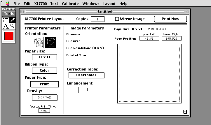 Image Manager Layout